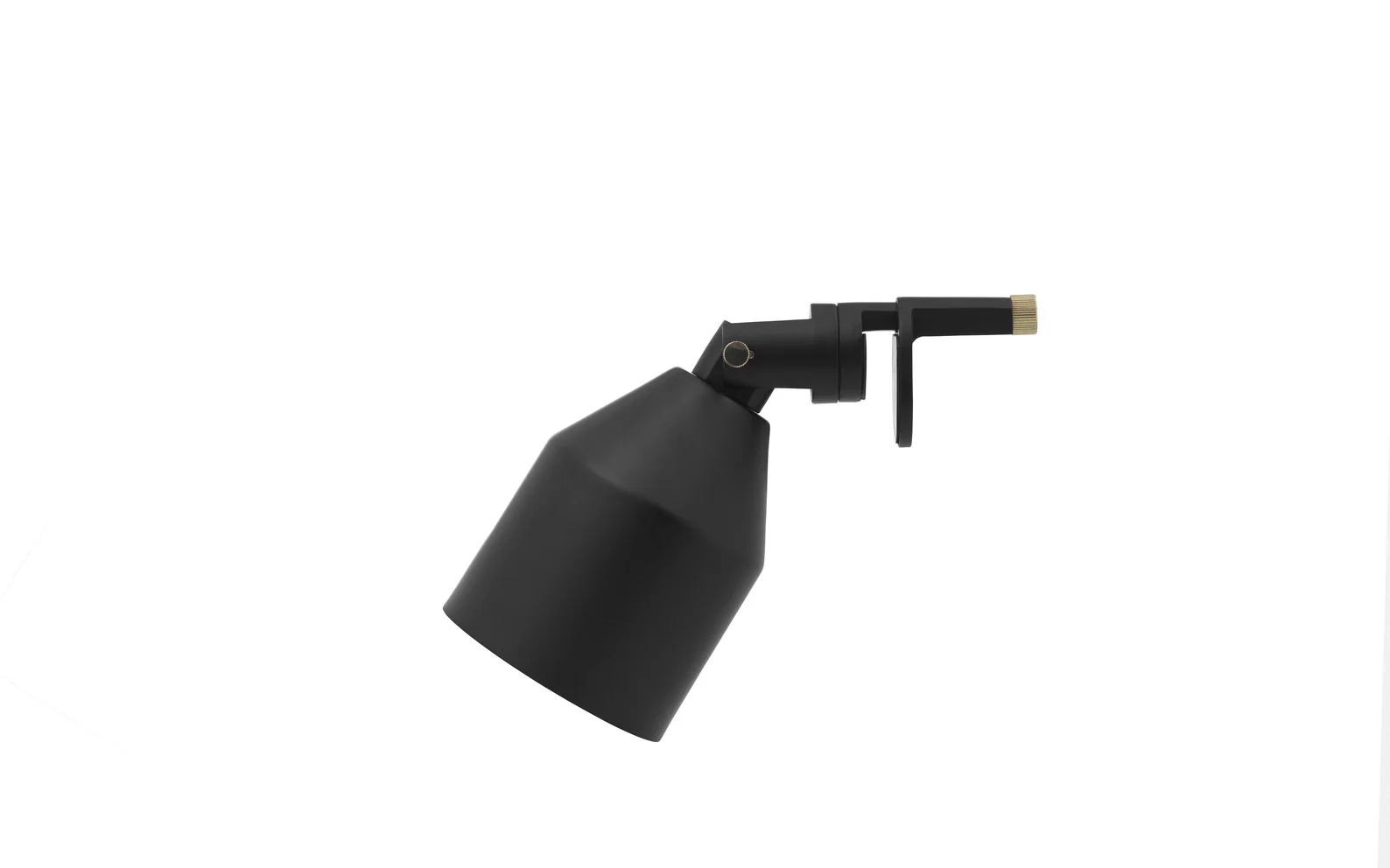 Klip lampe - sort