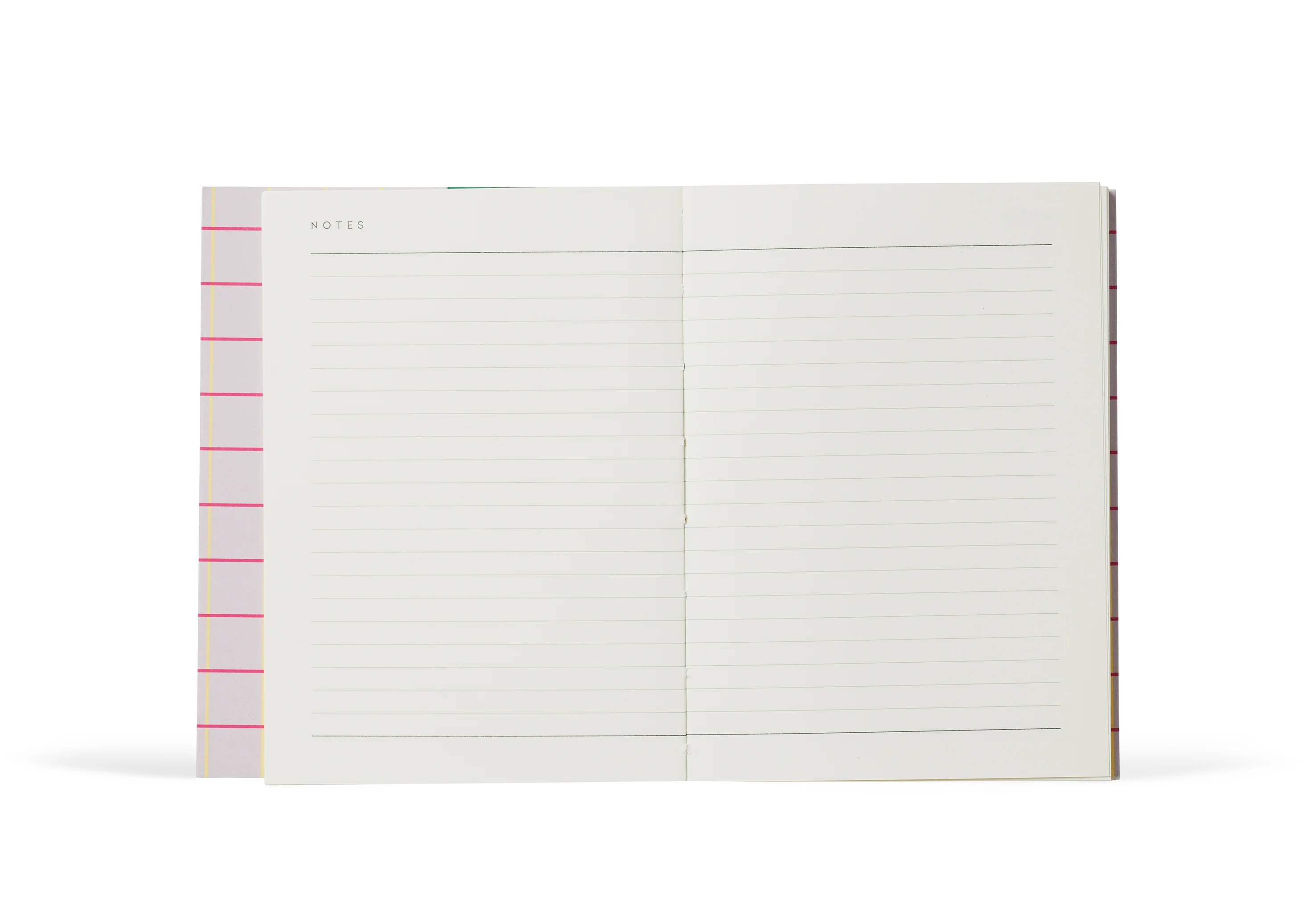 UMA Flat Lay notesbog, small - Lavender Check - Image 2