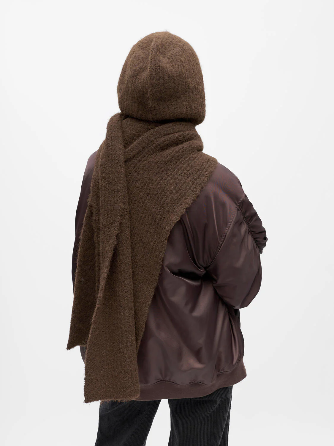 Milu Knit balaclava tørklæde - Java - Image 4