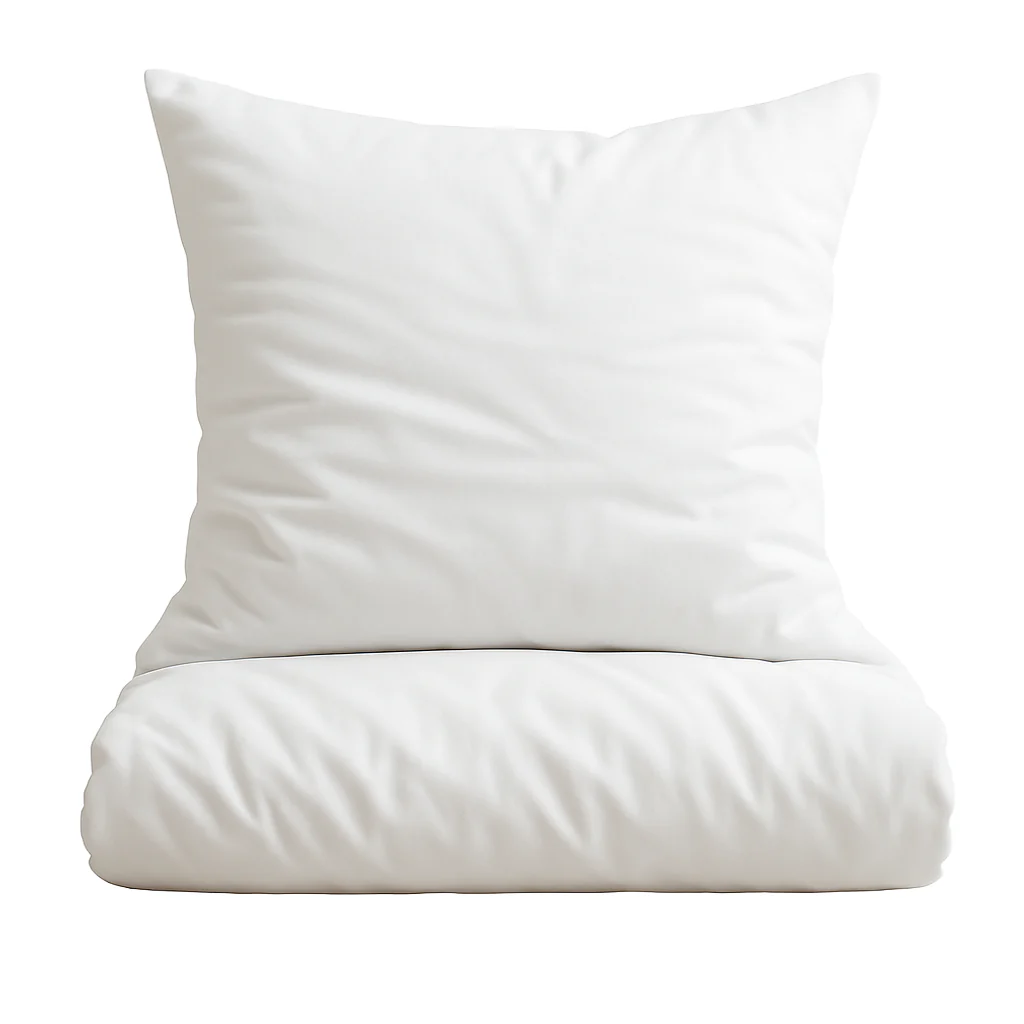 Percale sengetøj - hvid