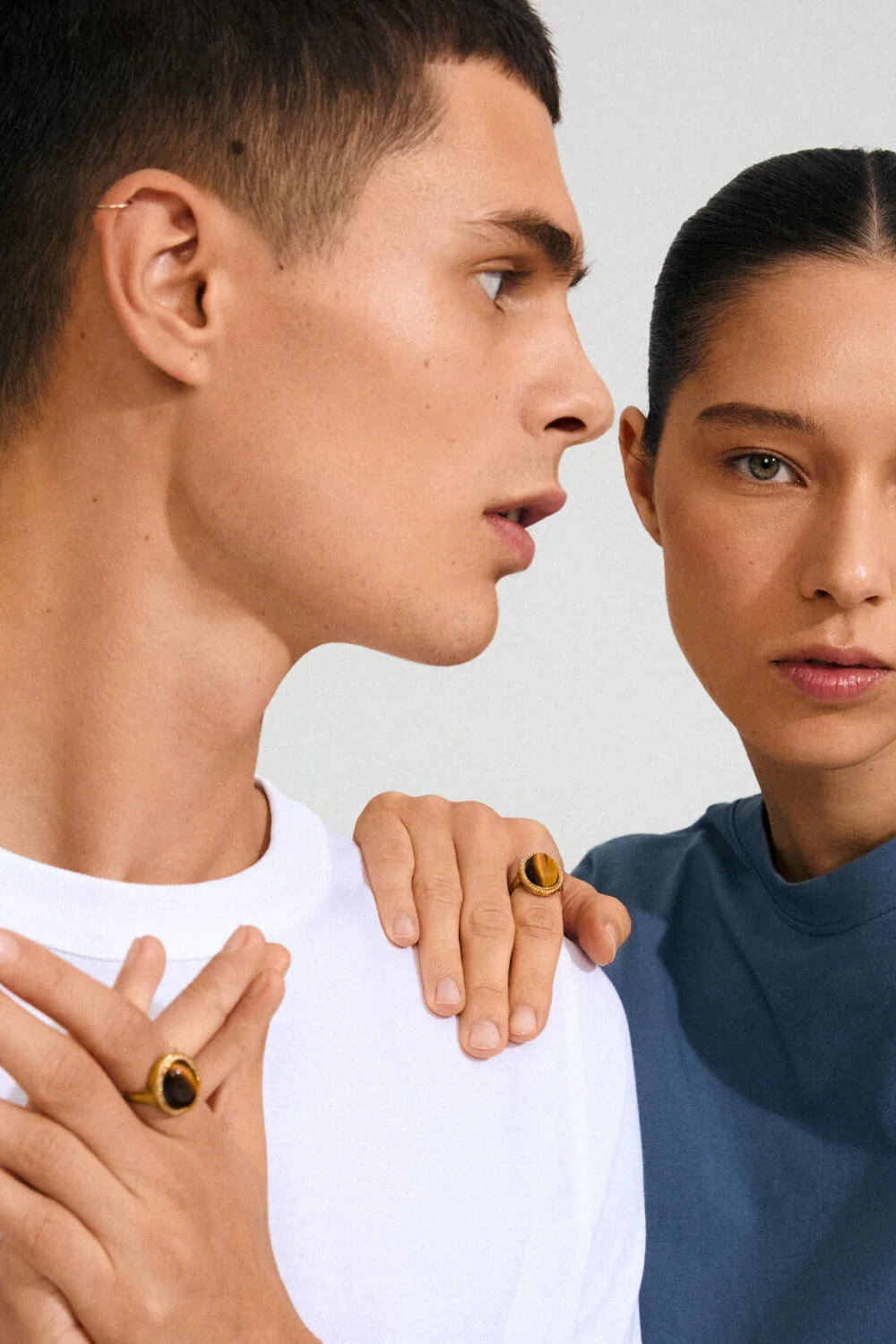Between ring - forgyldt - Image 2