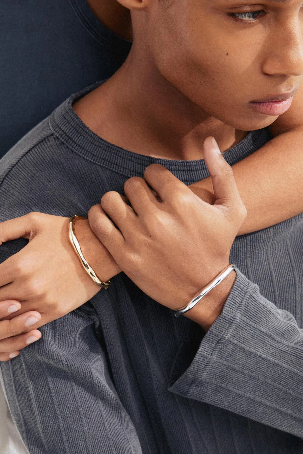 Harrison bangle - sølvbelagt - Image 3