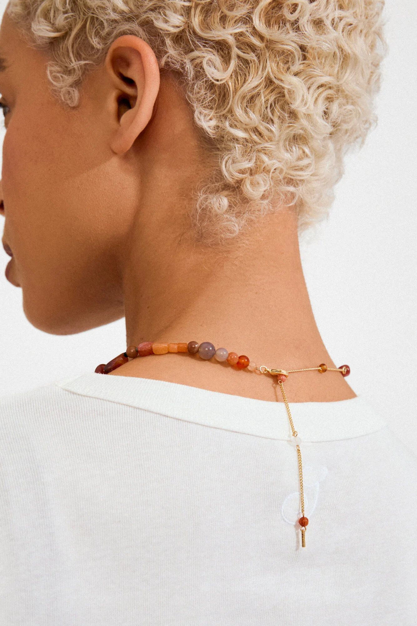 Iris halskæde - forgyldt/multi - Image 4