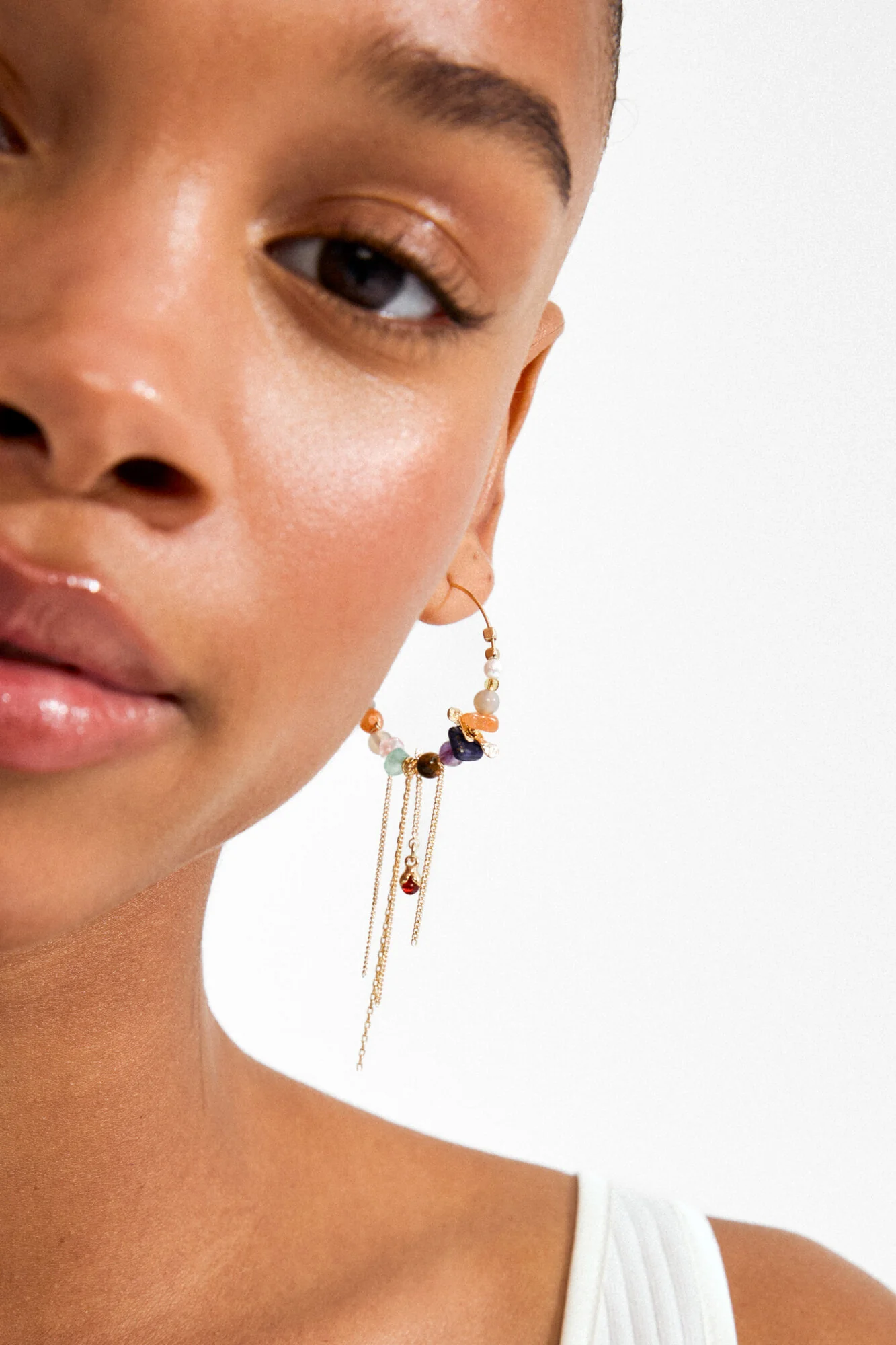 Iris hoops - forgyldt - Image 3