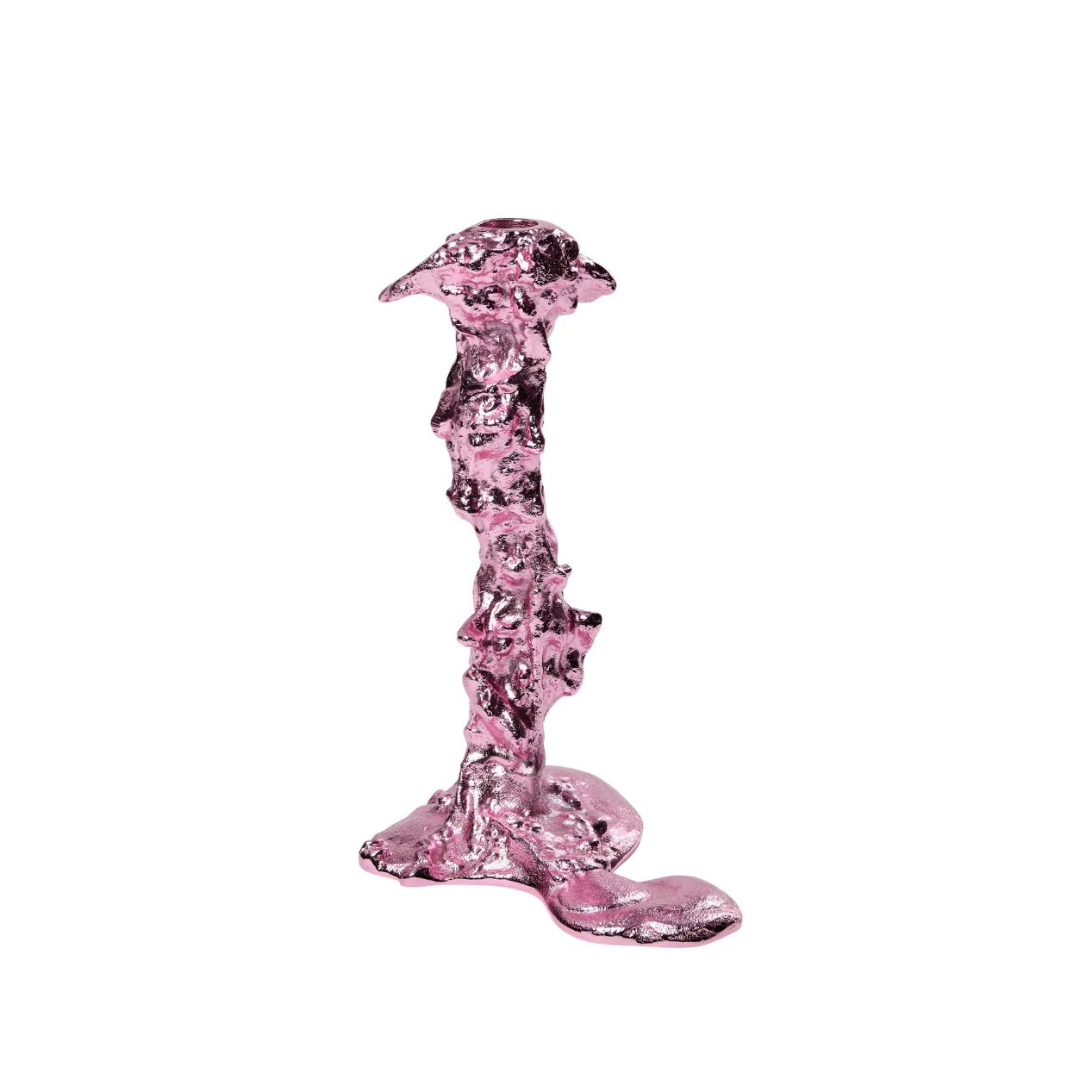 Drip lysestage, L - pink