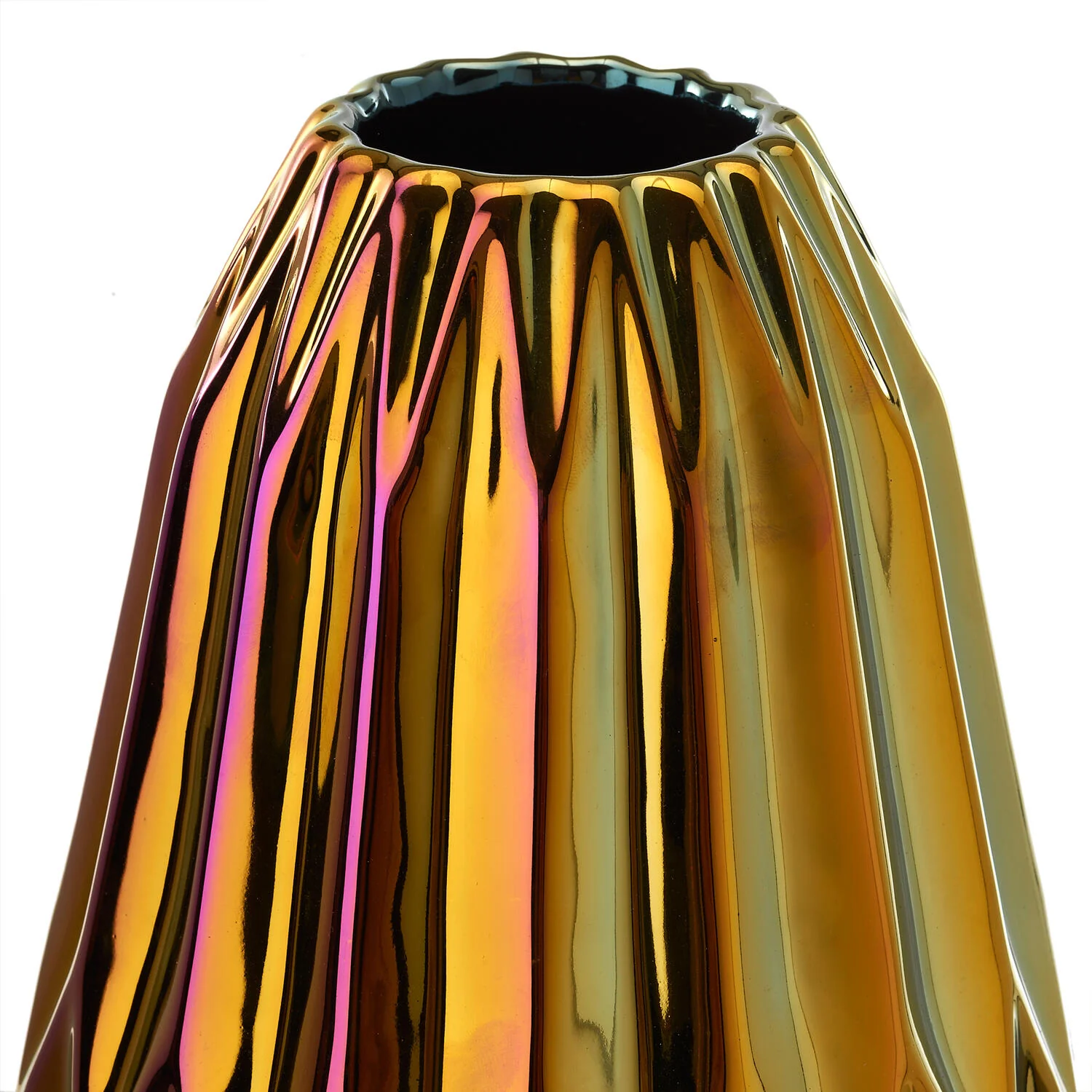 Oily Folds vase, M - multi - Image 3