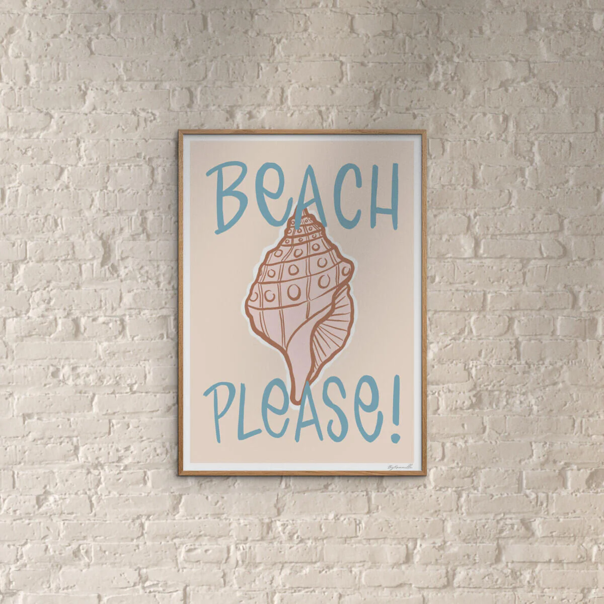 ByKammille Beach, Please plakat - A5 - Image 2