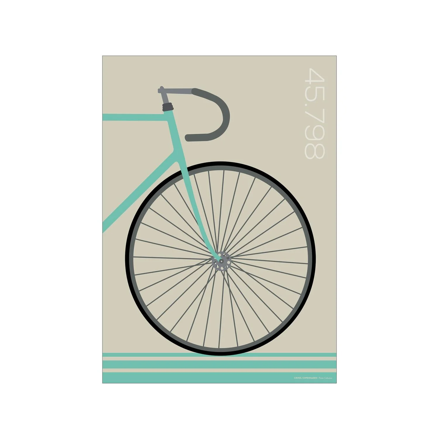 Cikkel Copenhagen ll Campionissimo V1 plakat - 50x70 cm.
