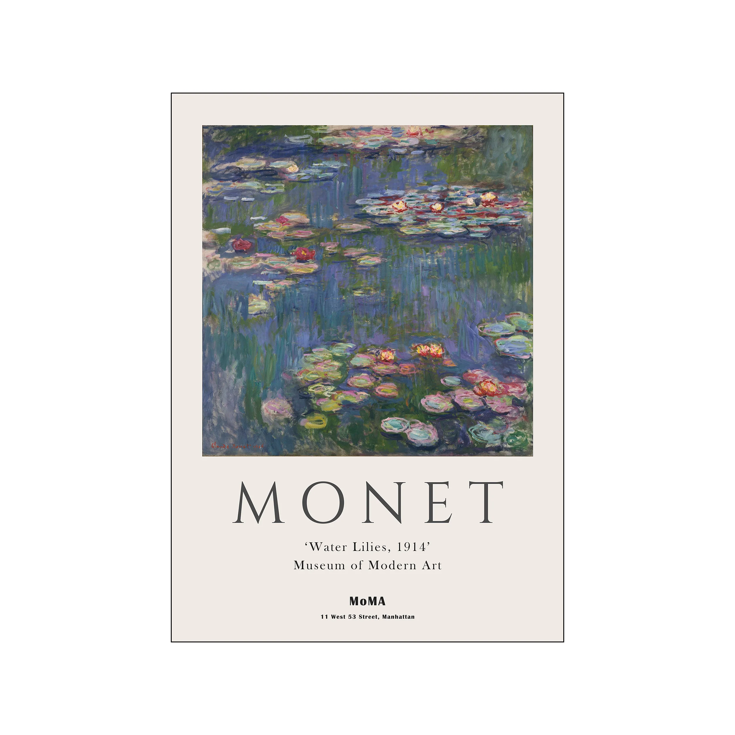 Claude Monet 3 plakat