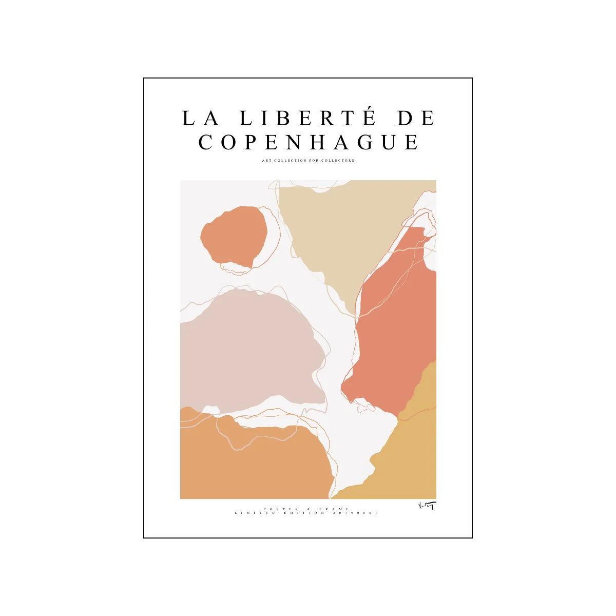 Collection plakat, La liberté de copenhague - 2019 001 - A3