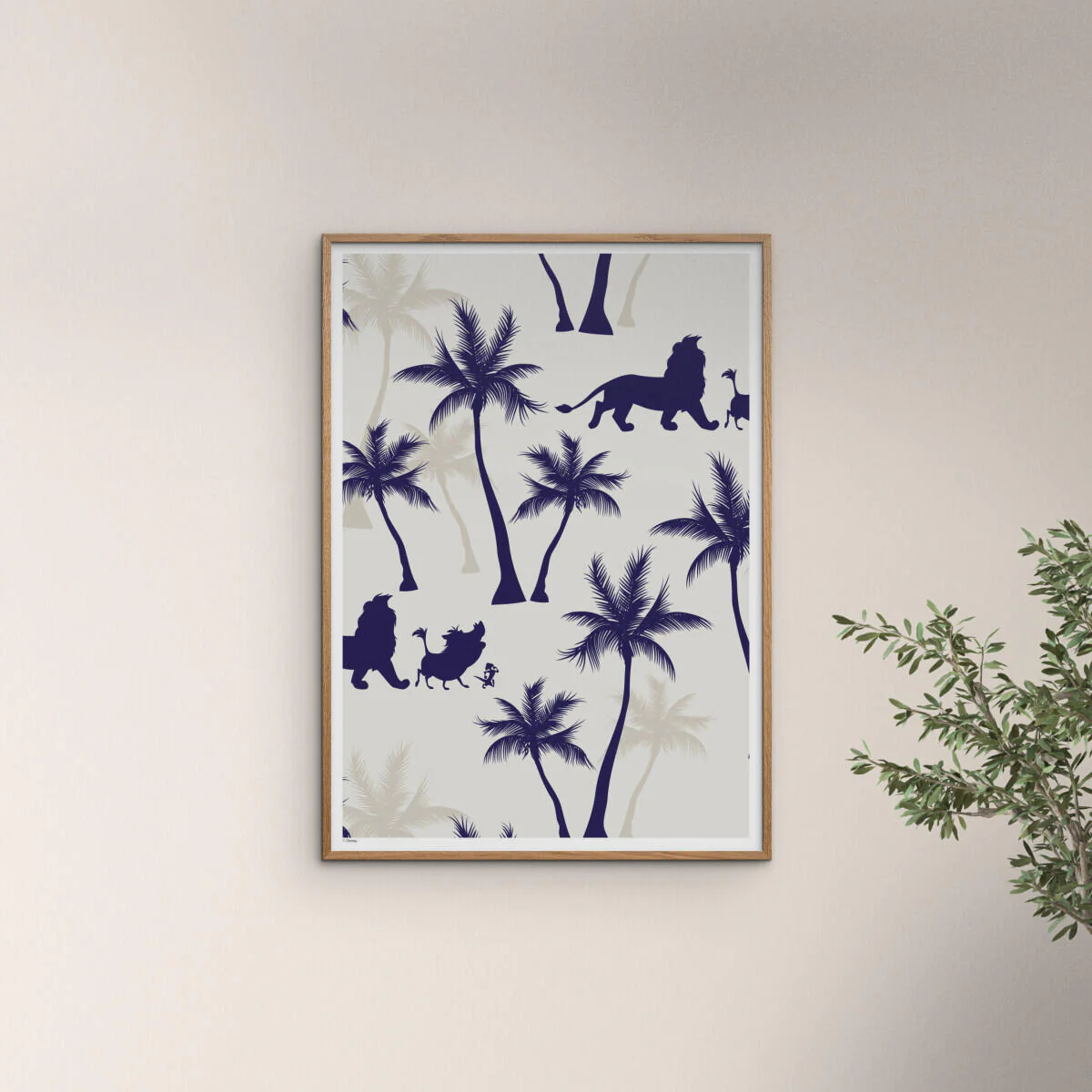 Disney The Lion King Blue Palms plakat - A5 - Image 3