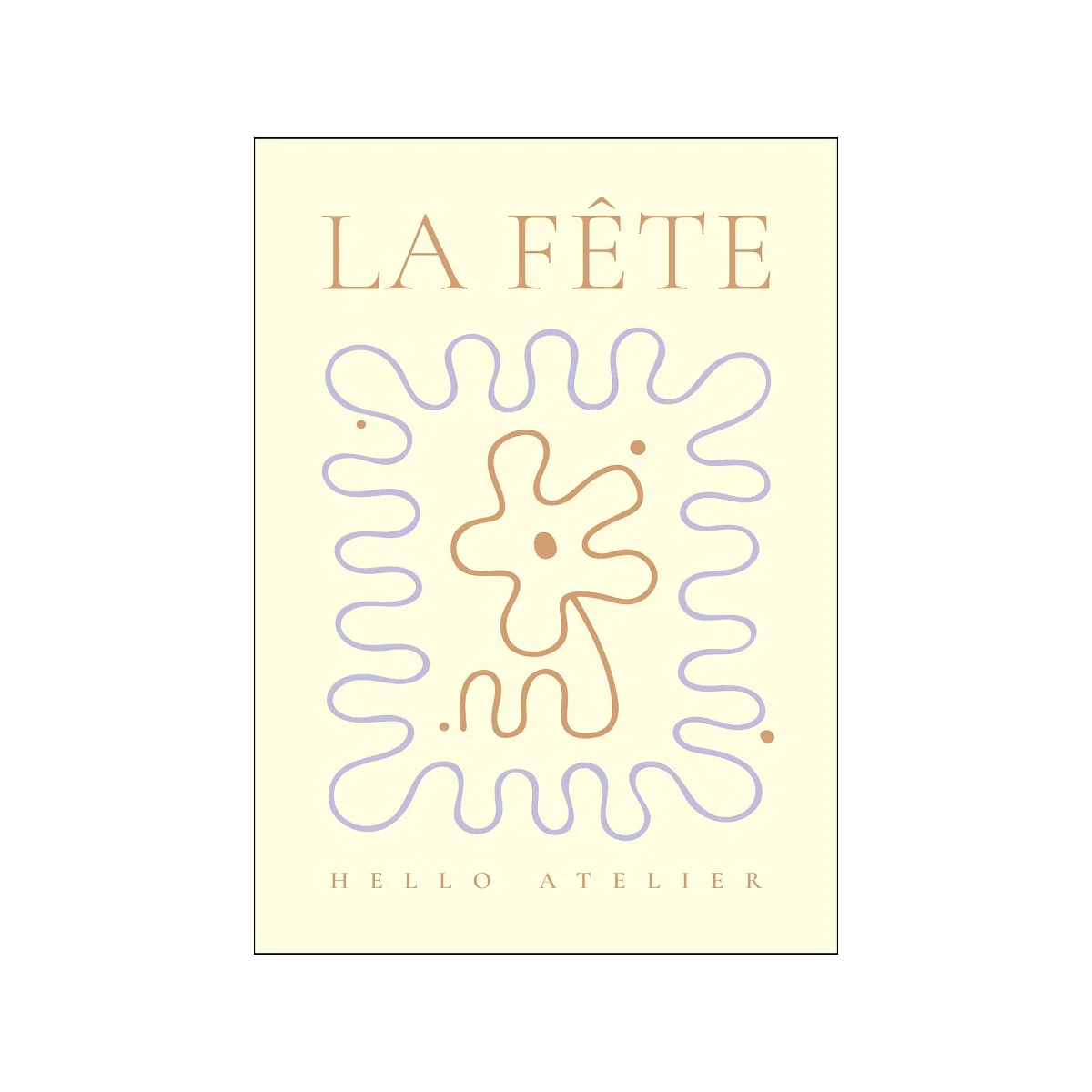 Hello Atelier plakat - La fete 01