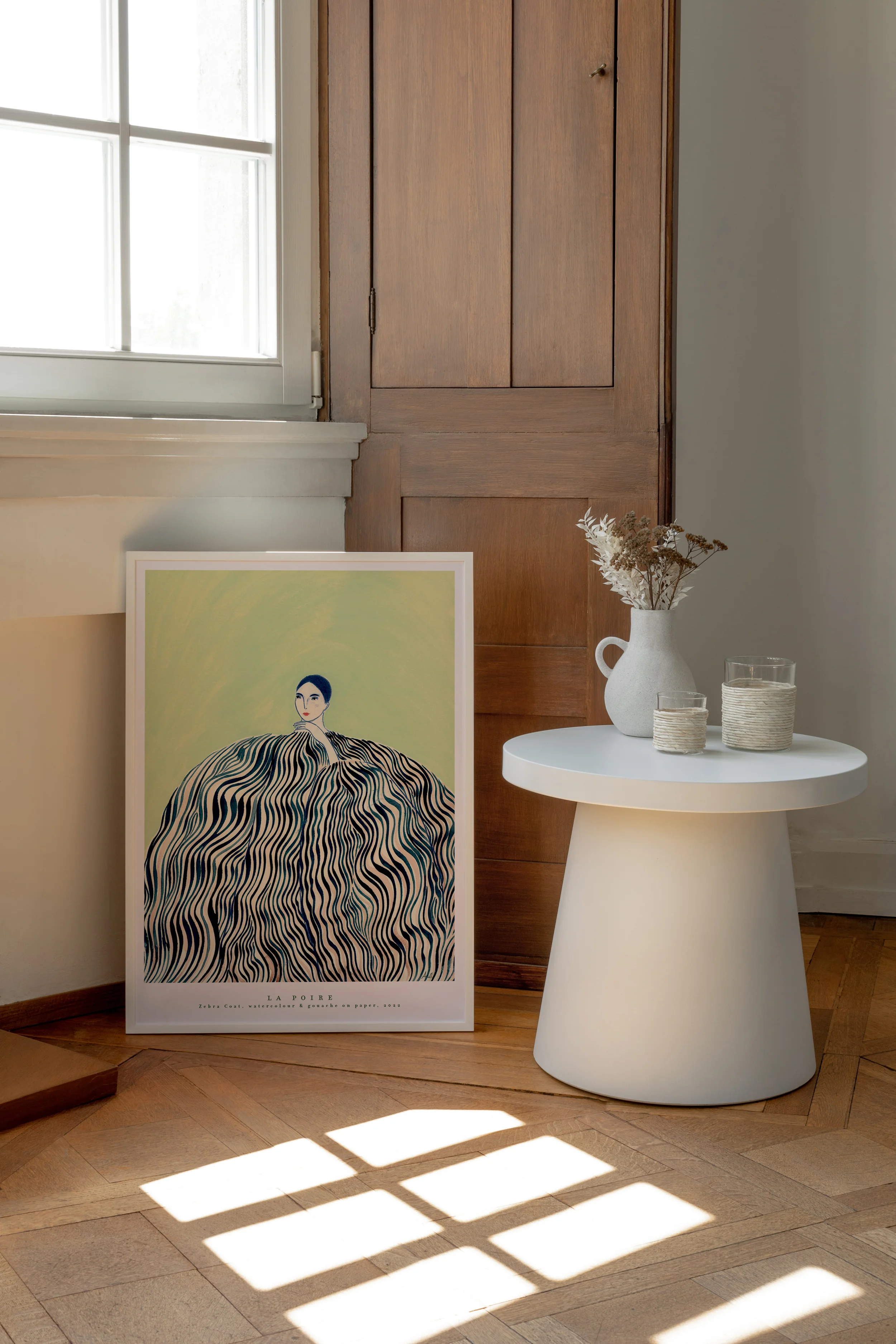 La Poire Zebra Coat - Image 2