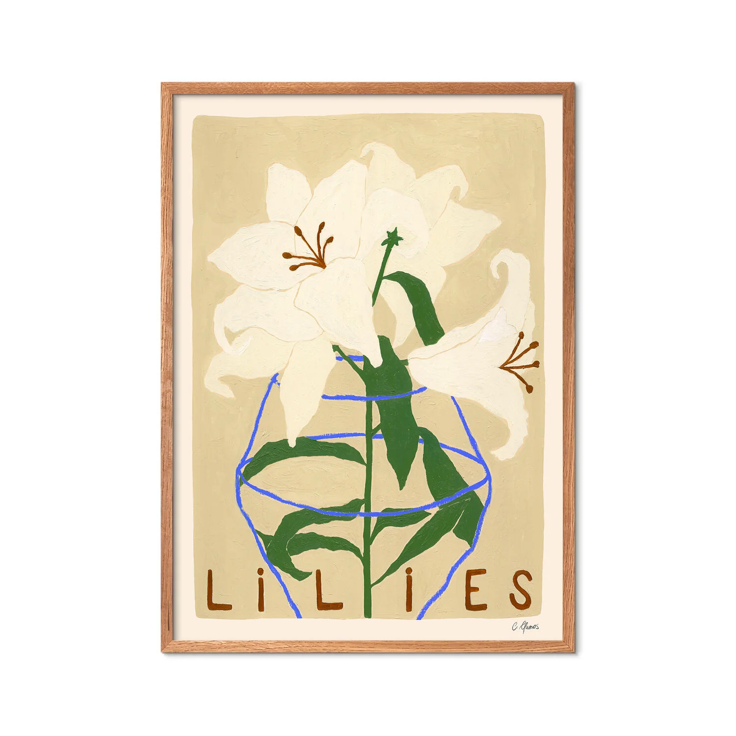 Lilies - 30 x 40 cm - Image 3