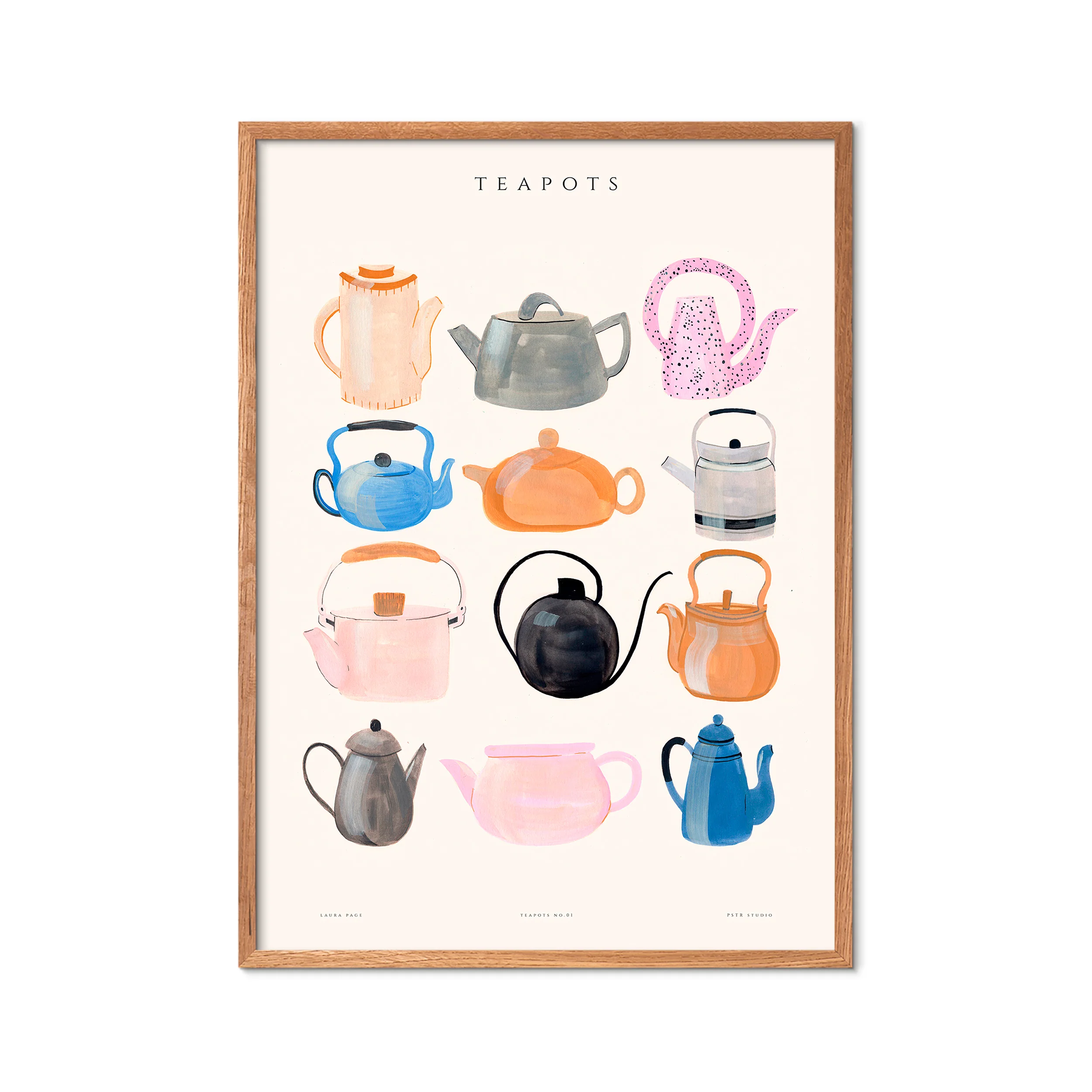 PSTR Studio plakat - Laura teapots - Image 2