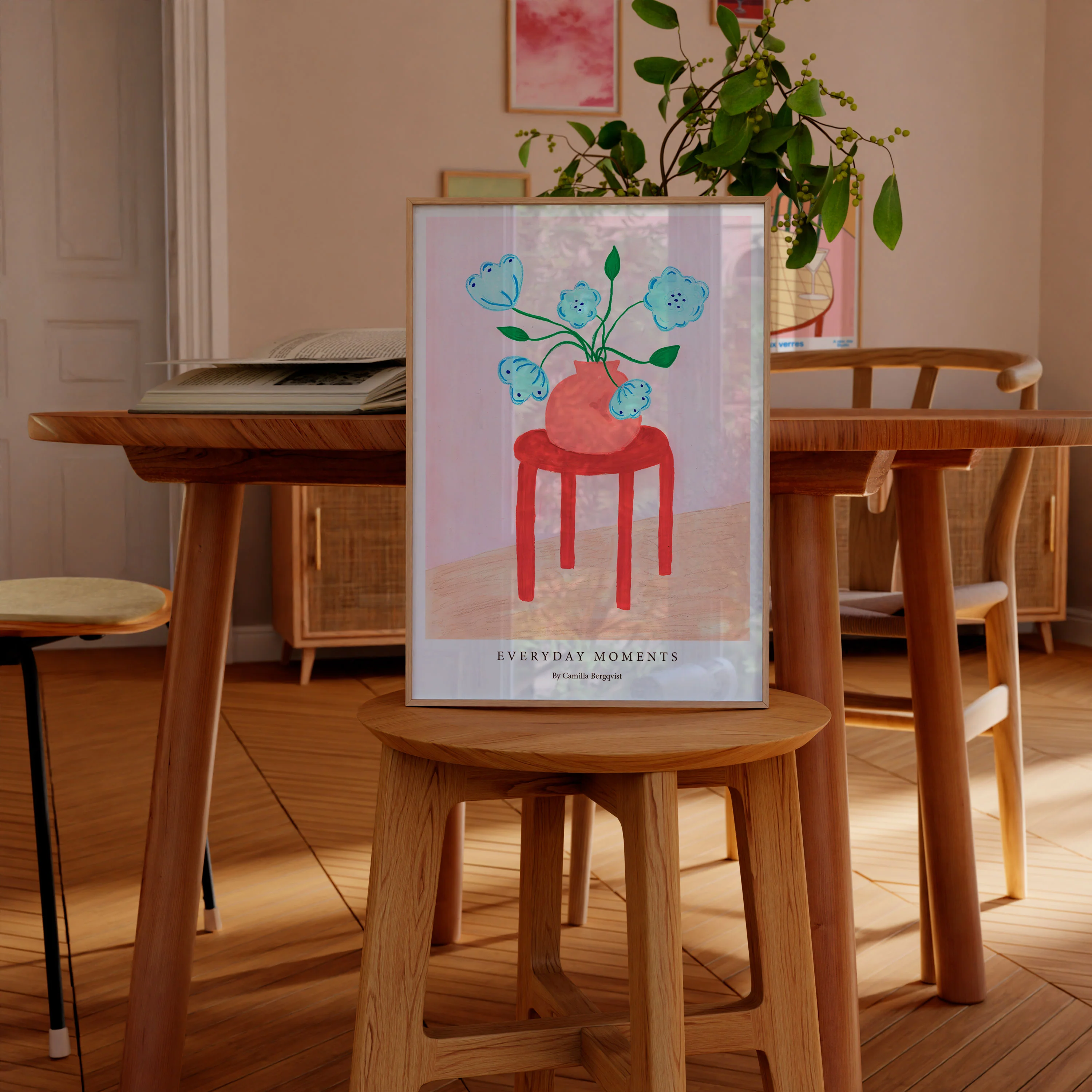 Red Stool plakat - Image 2