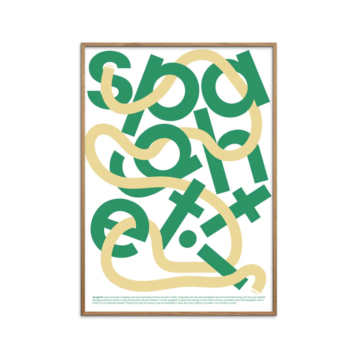 Spaghetti plakat - 50 x 70 cm - Image 3