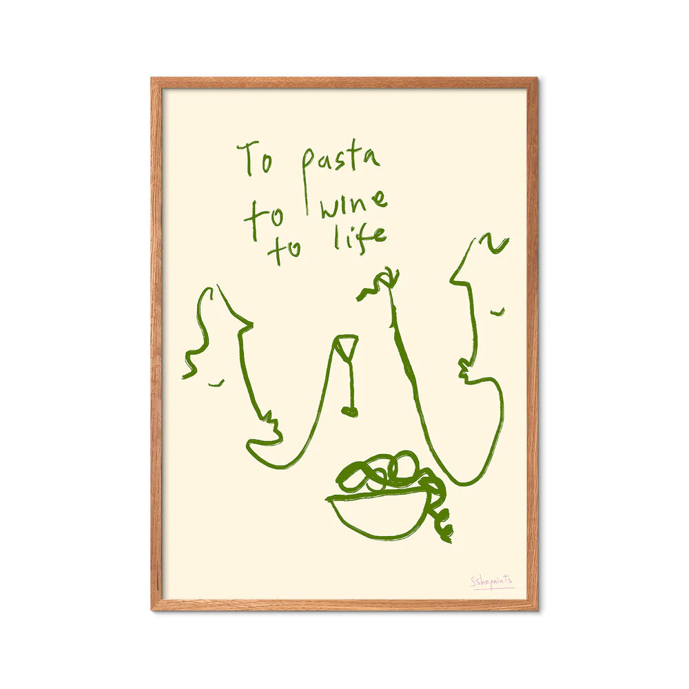 To Life plakat, beige/grøn - 50x70 cm - Image 3