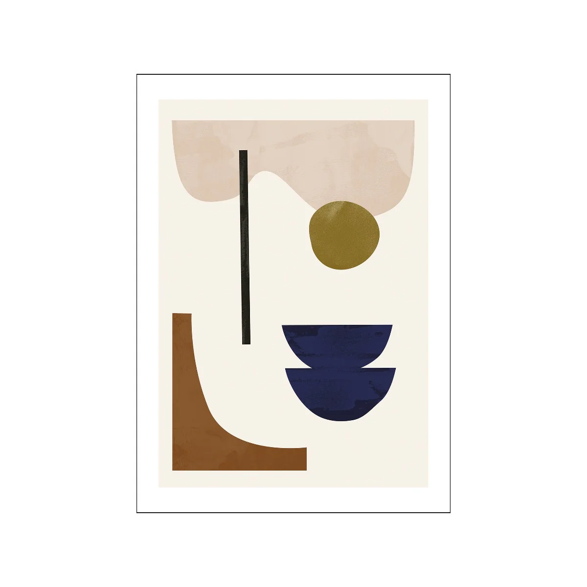 TPC x Jan Skacelik plakat, Shapescape 08 - 30x40 cm.