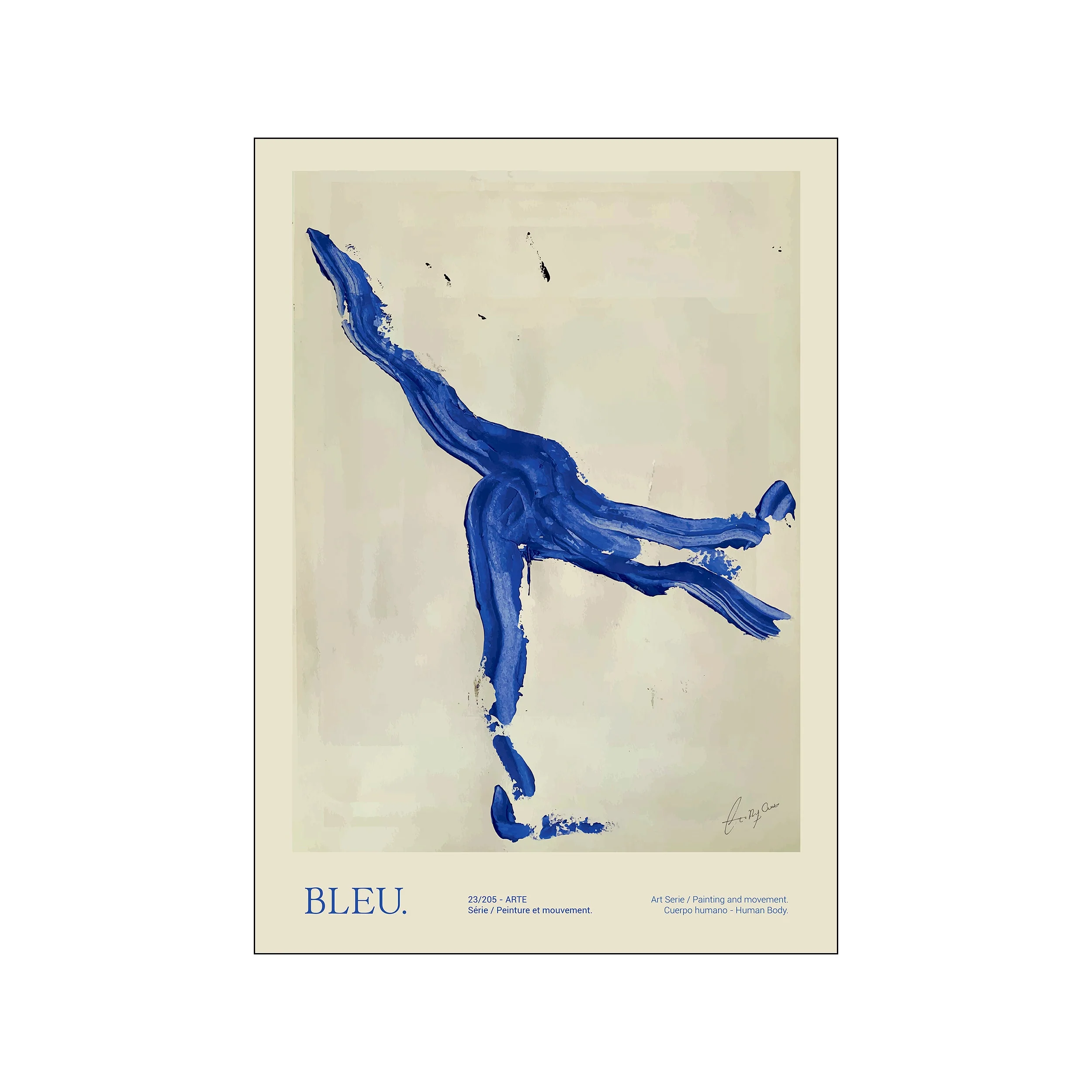 TPC x Lucrecia Rey Caro Bleu plakat