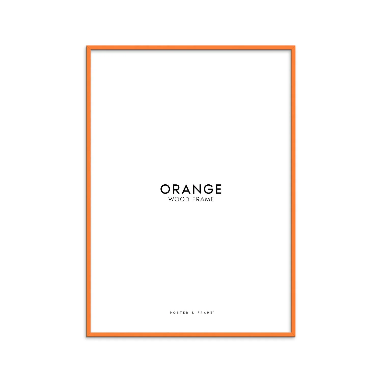 Træramme - orange