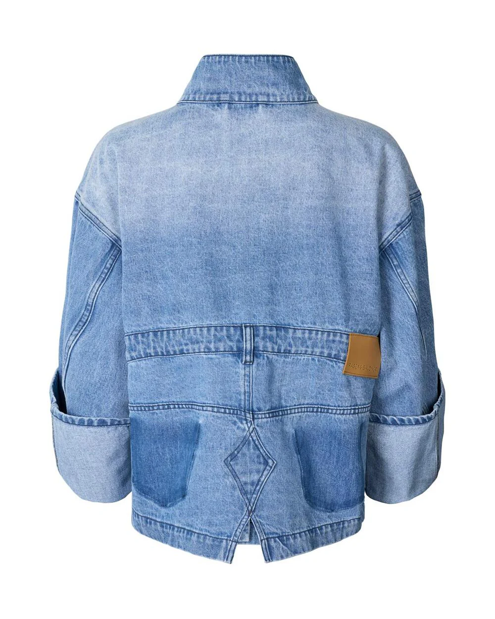 Donela denimjakke - Light Washed Denim - Image 7