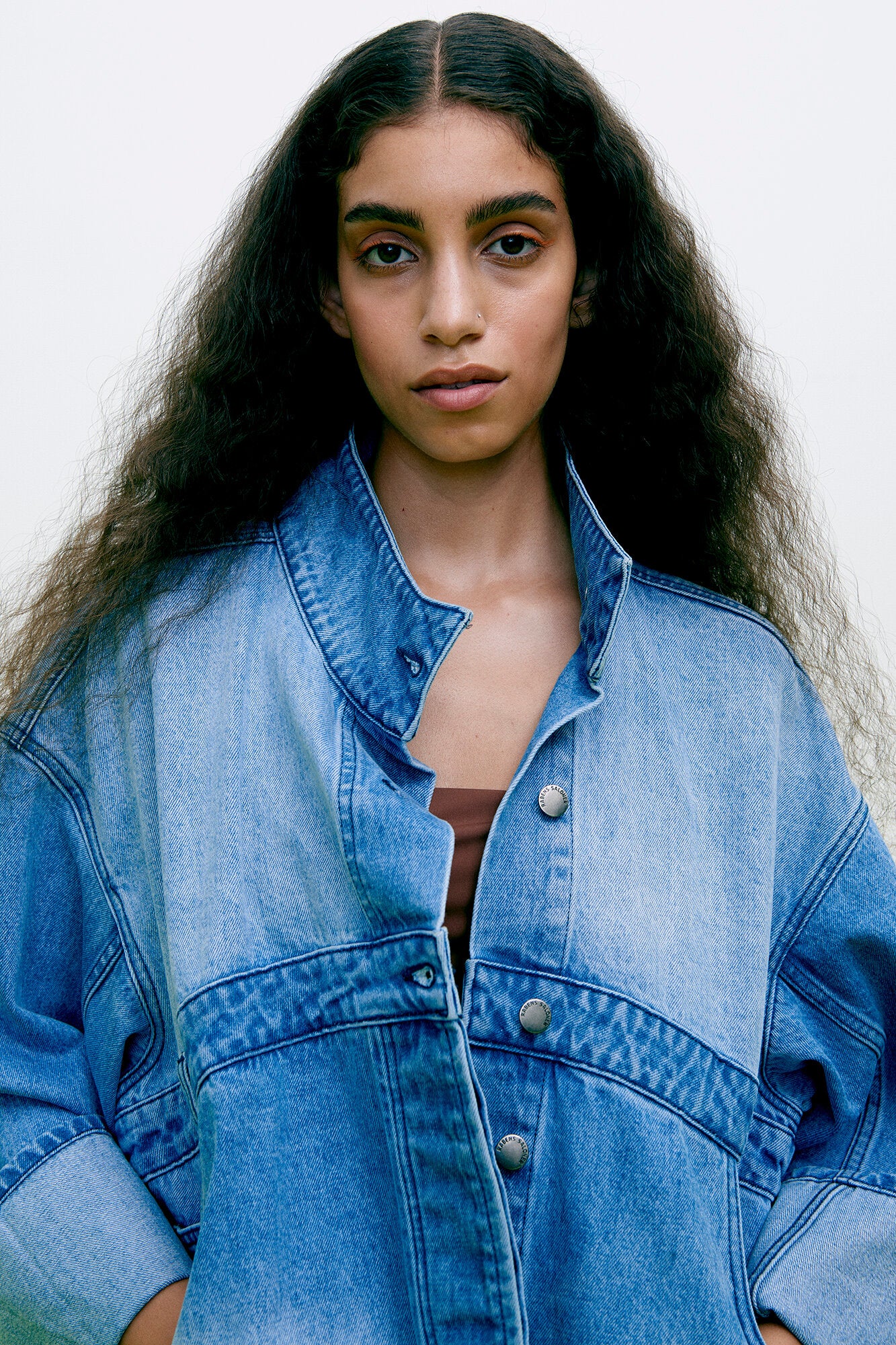 Donela denimjakke - Light Washed Denim - Image 9