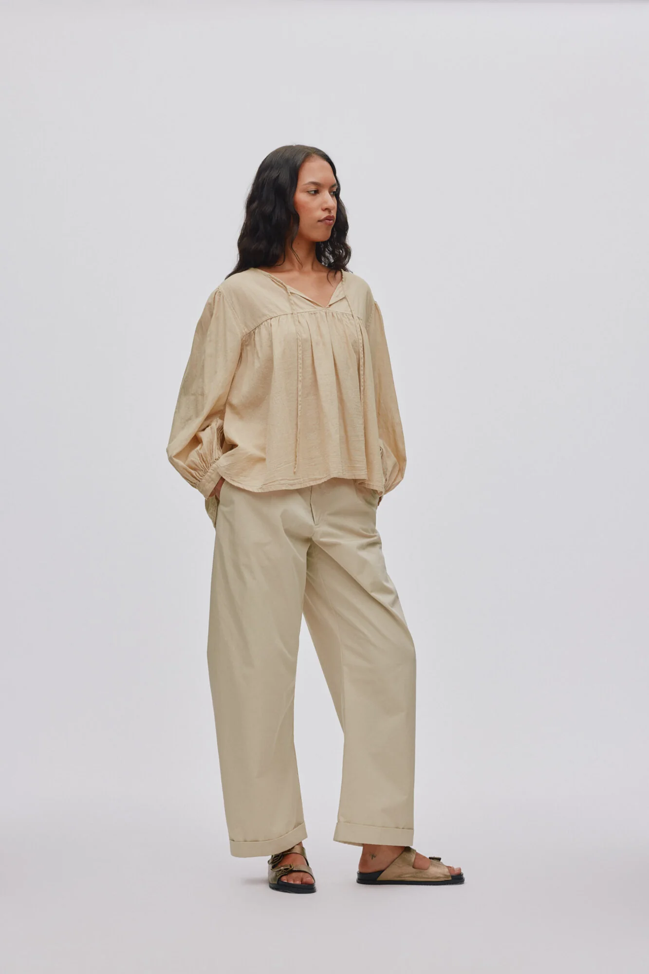 Eike Cotton bluse - Boulder - Image 8