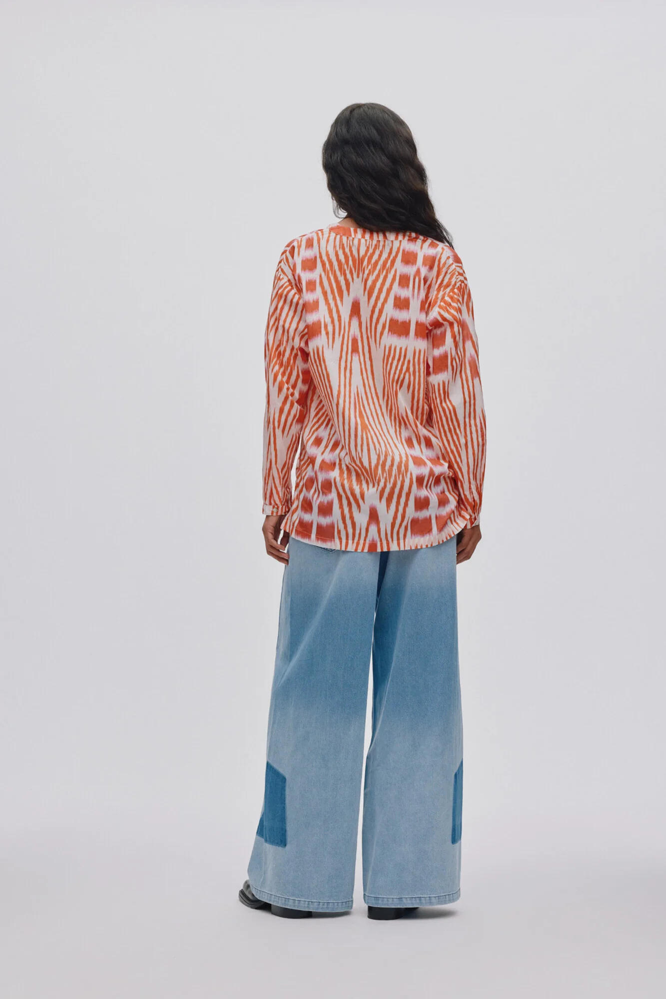 Lane Wide Leg jeans - Light Washed Denim - Image 8