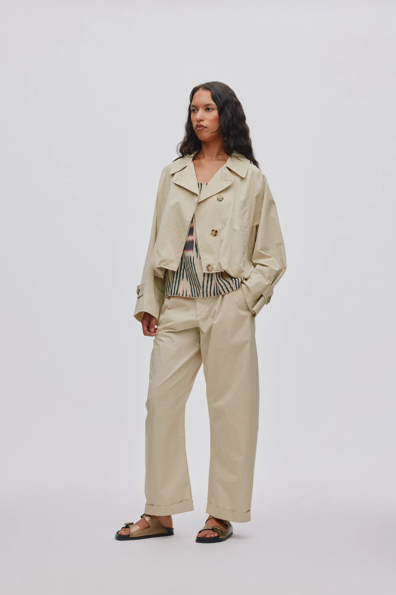 Tilla Light Fusion jakke - sand - Image 5