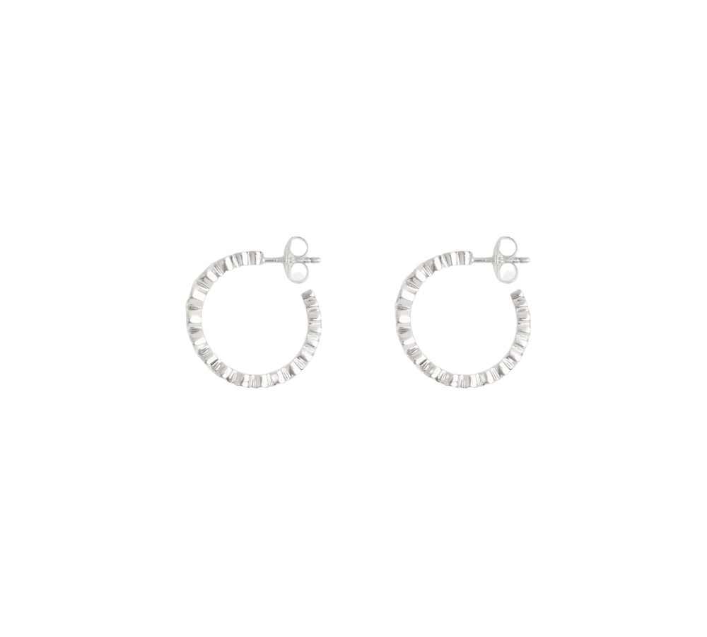 Ottilia hoops - sølv - Image 3