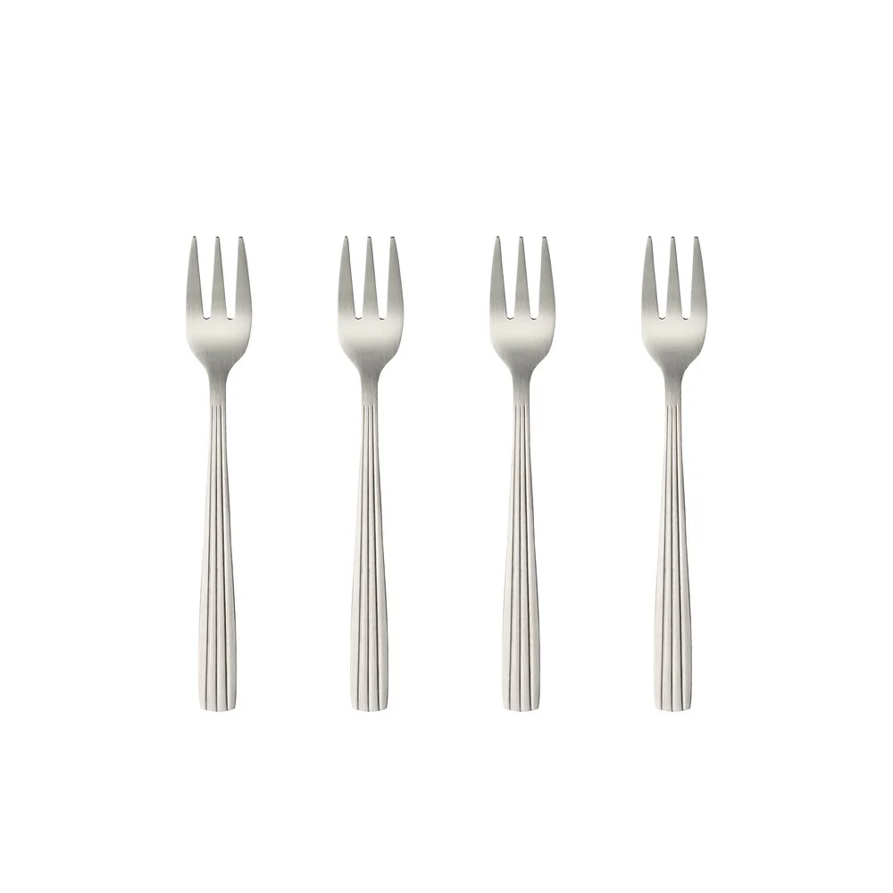 Kagegafler, 4 dele - Mat stål