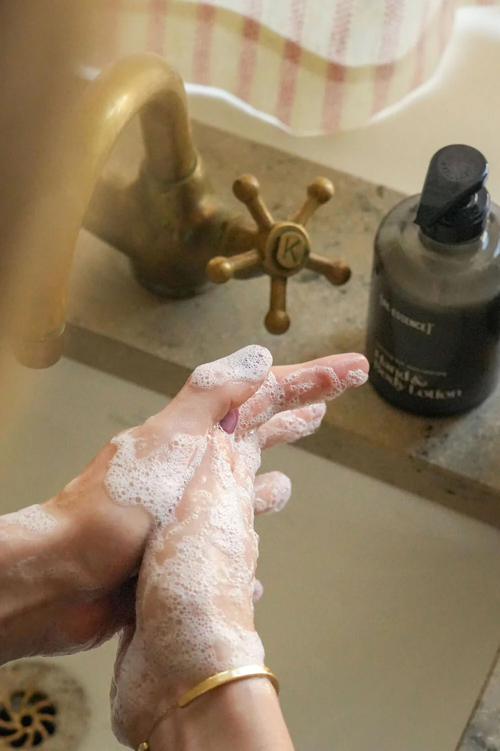 Hand & Body Duo m. genanvendelig glasdispencer - Lavender/Pine needle - Image 4