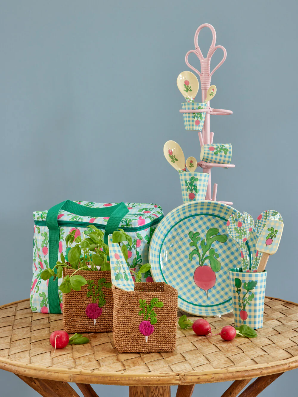 Melamine Ravishing Radish Print Small skål - 300 ml. - Image 2
