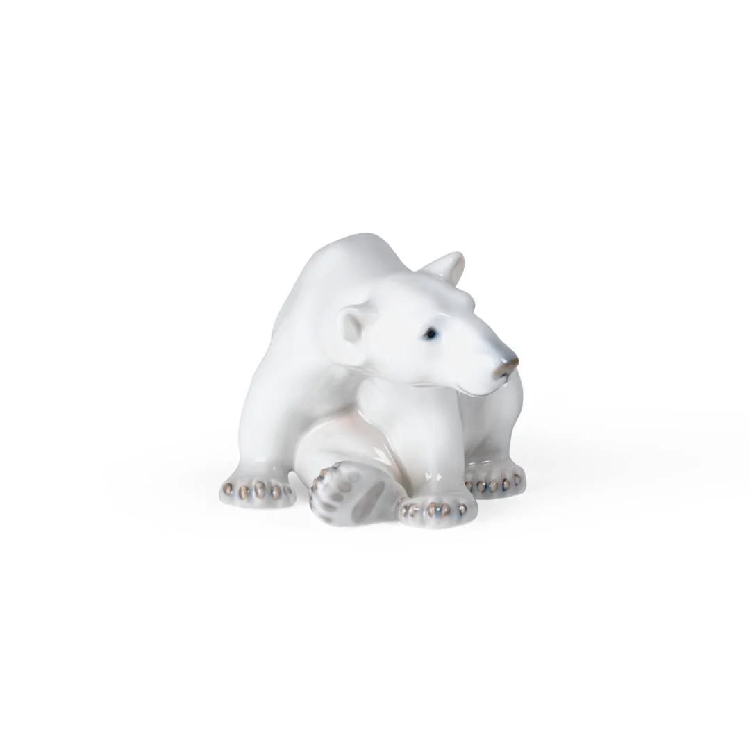 Figurine Isbjørn, siddende