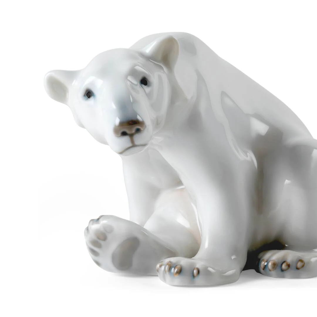 Figurine Isbjørn, siddende - Image 4