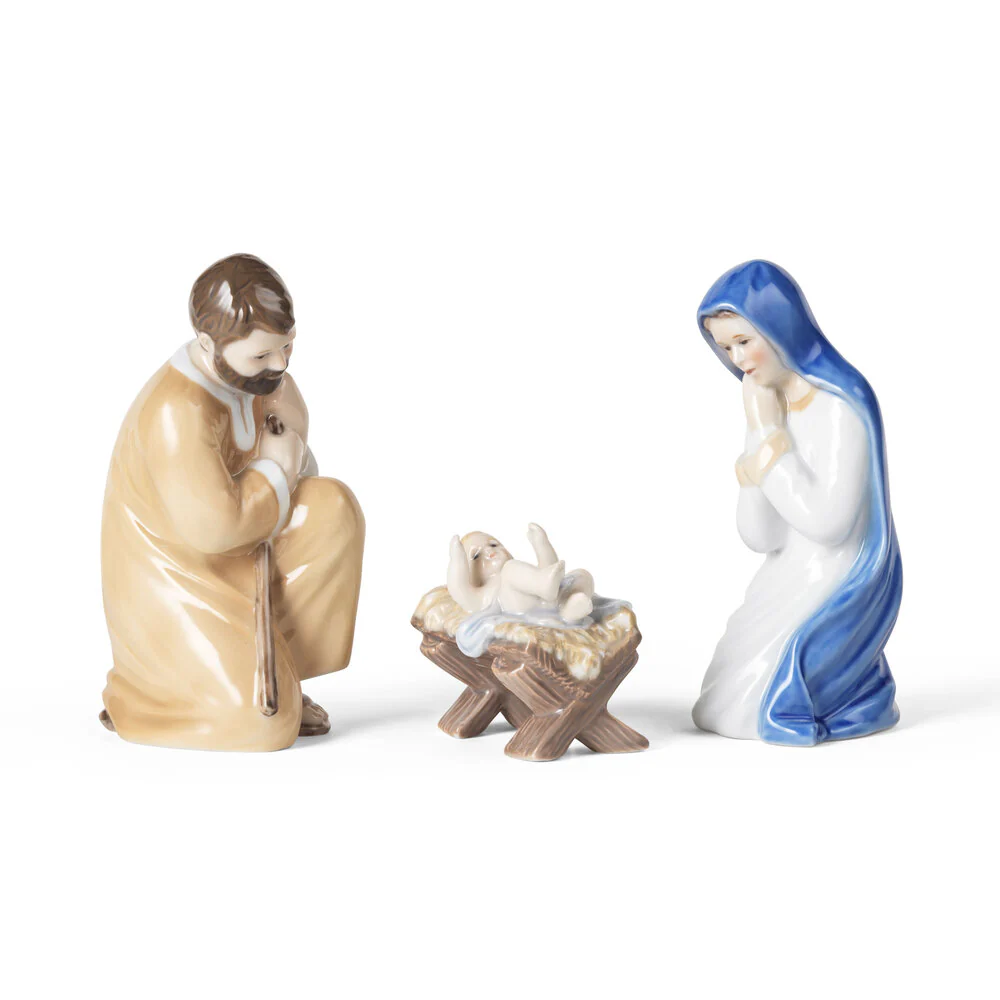 Figurine Krybbespil; Josef, Jomfru Maria og Jesubarnet - Image 3