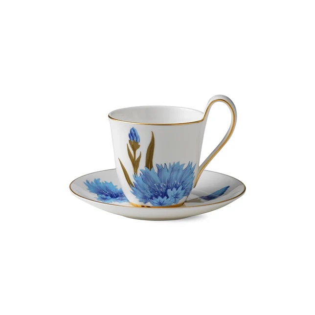 Flora højhankskop m/ underkop, Cornflower - 27 cl.