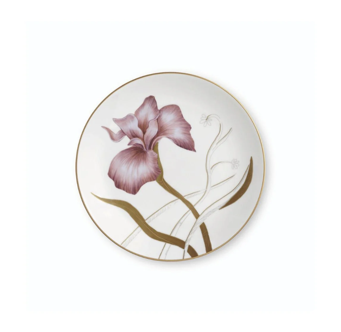 Flora tallerken, iris - 19 cm.