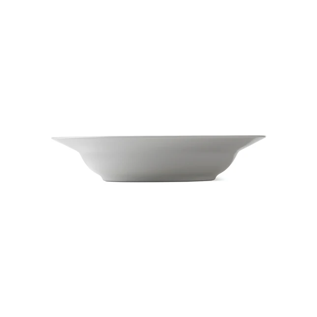 Hvid Riflet dyb tallerken - 21 cm. - Image 2