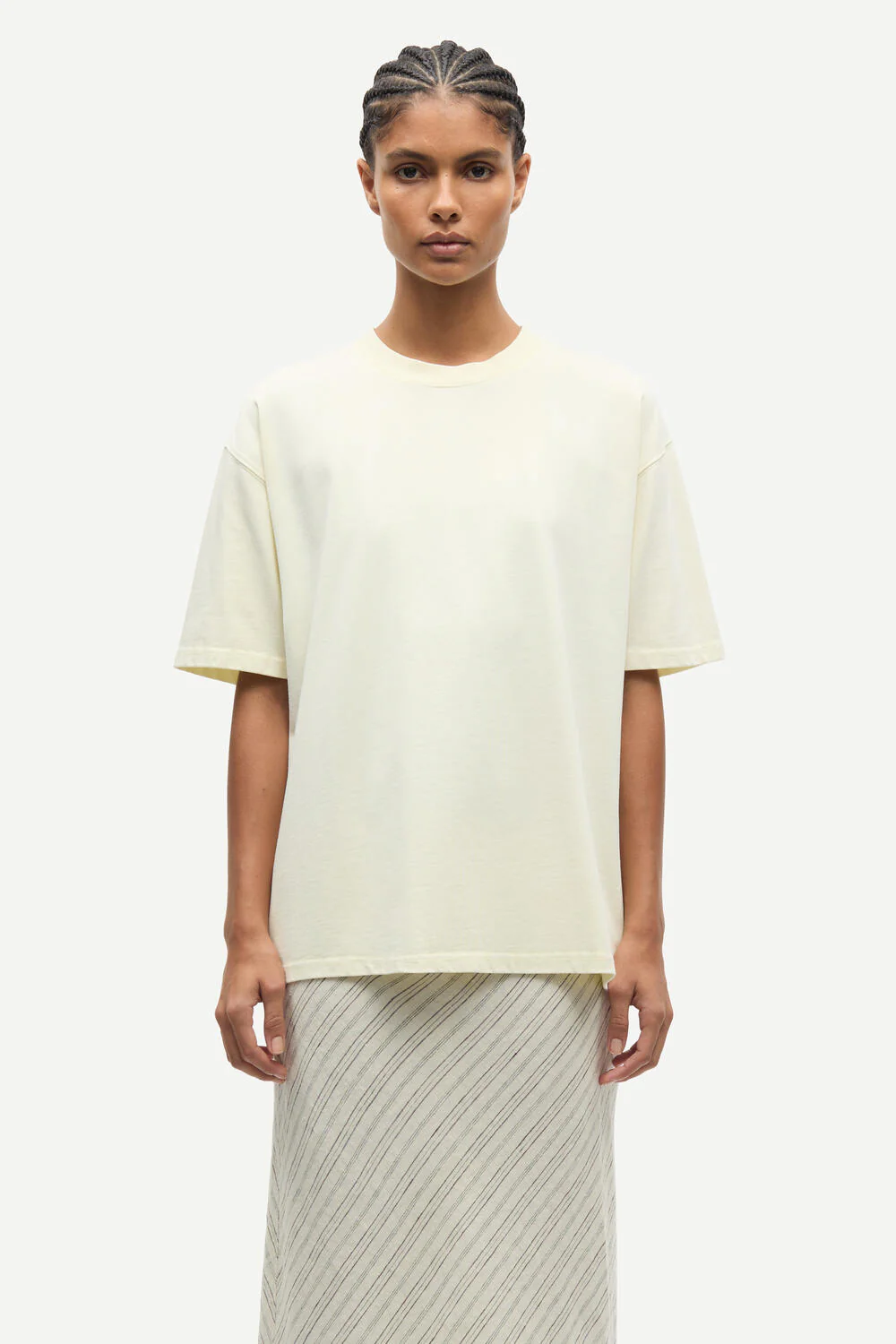Eira t-shirt - Ethereal Green Pigment