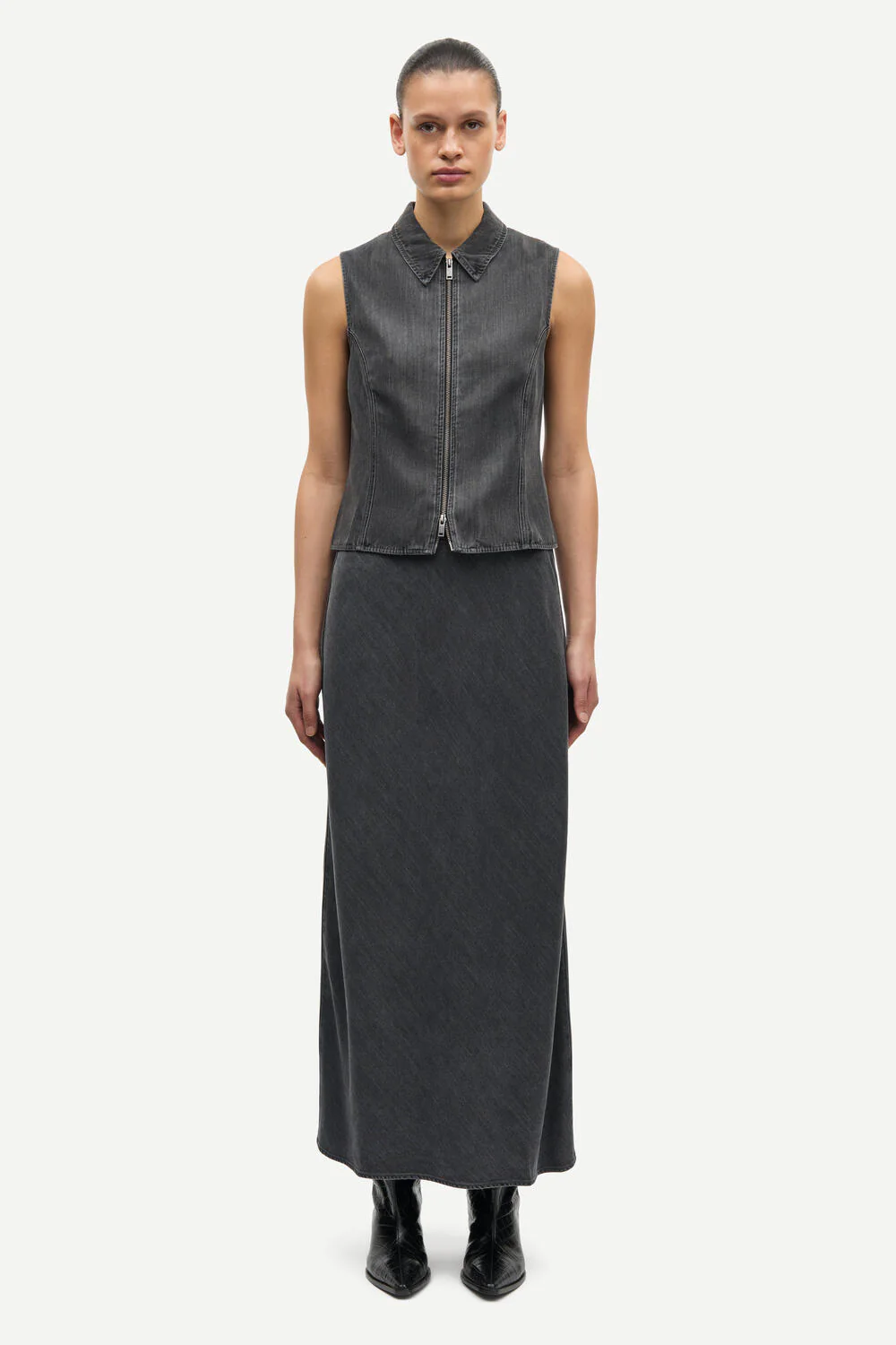 Saari top - Grey Cloud - Image 6