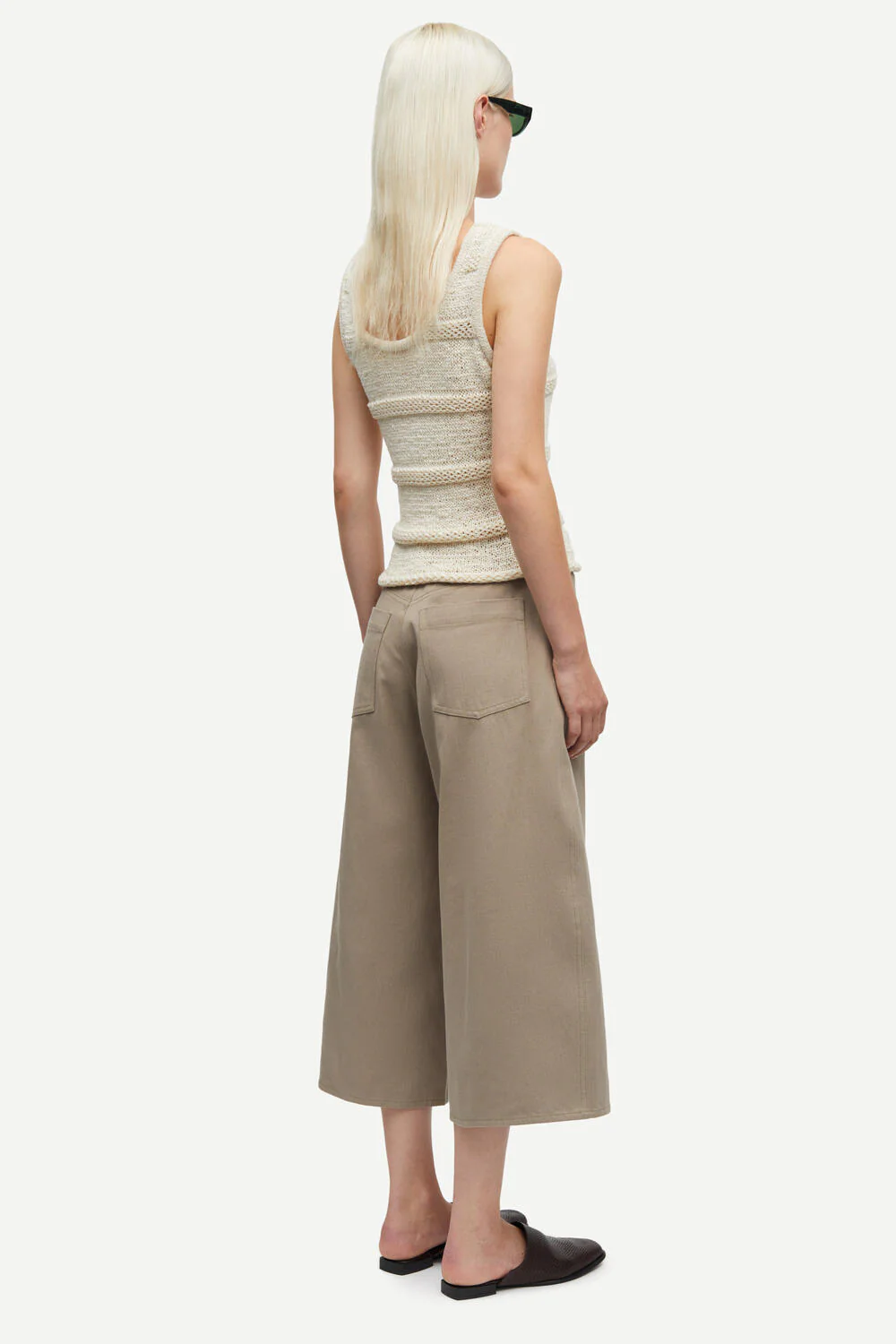 Saharp culottebukser - Greige - Image 3