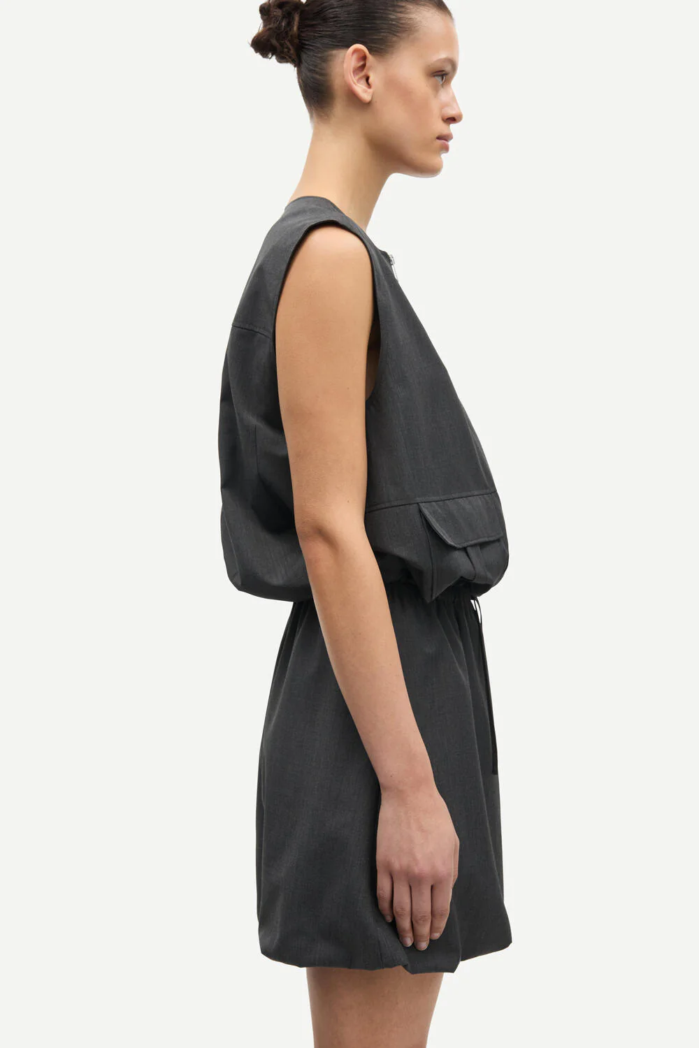 Sakelly vest - Dark grey mel. - Image 6