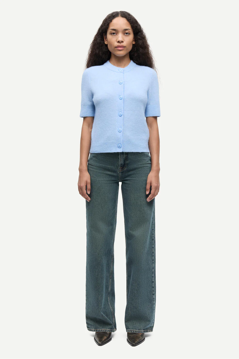 Sanoura cardigan - Cashmere Blue - Image 4