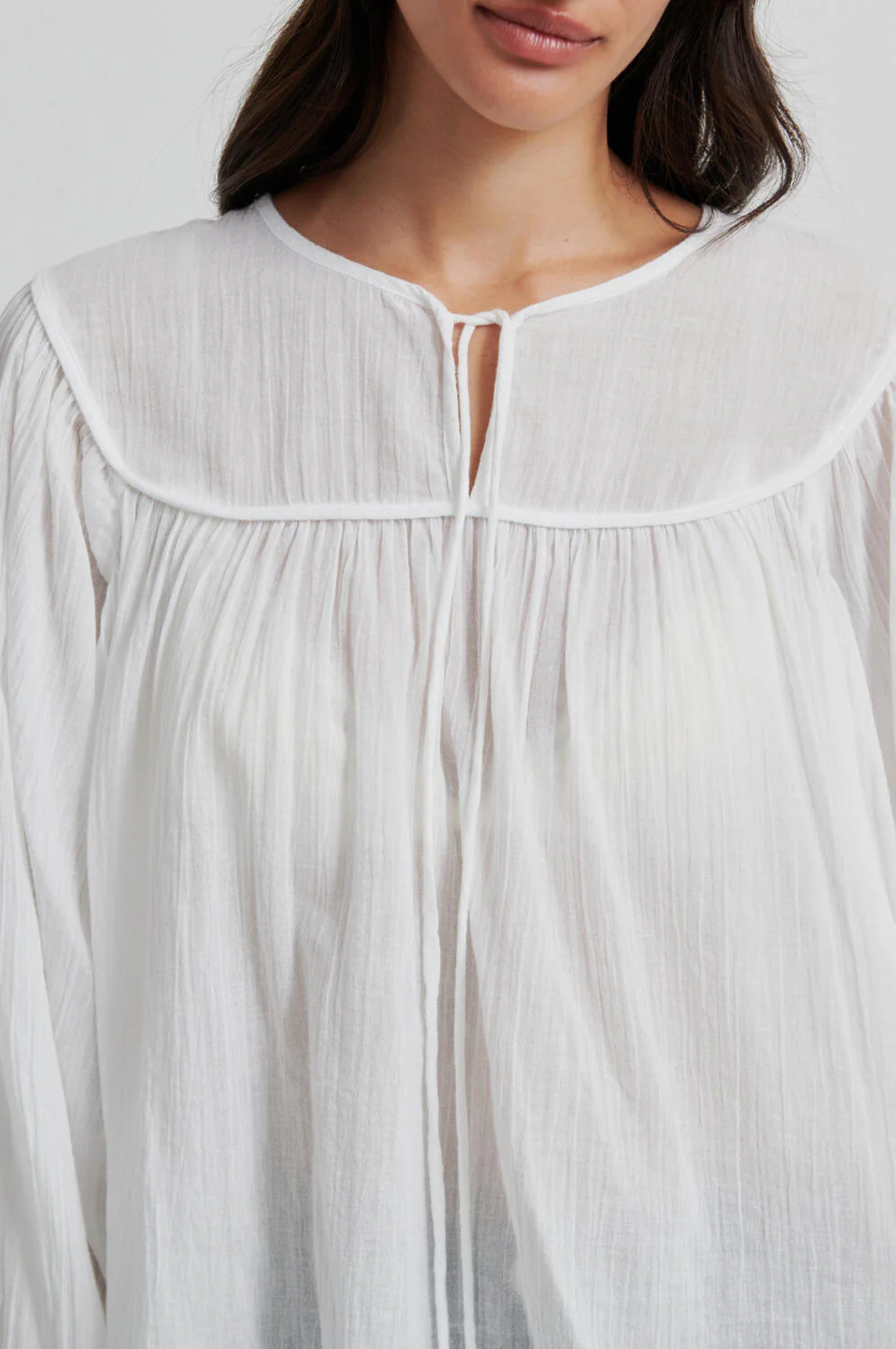 Bali bluse - hvid - Image 4