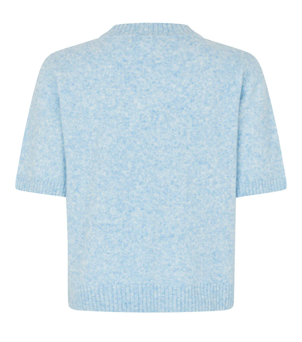 Billa O-Neck striktrøje - Powder Blue - Image 8