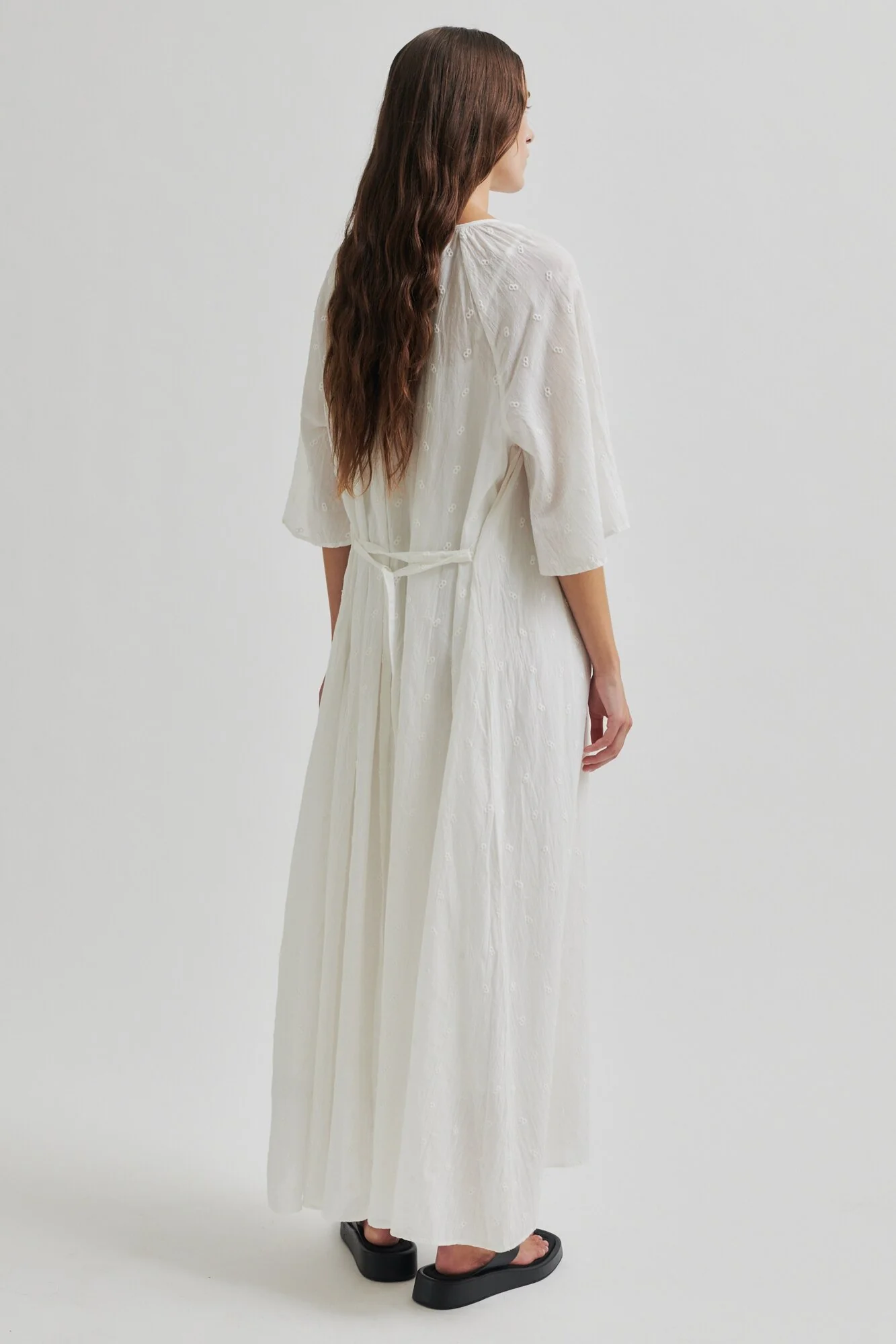 Ericae lang kjole - White Alyssum - Image 6