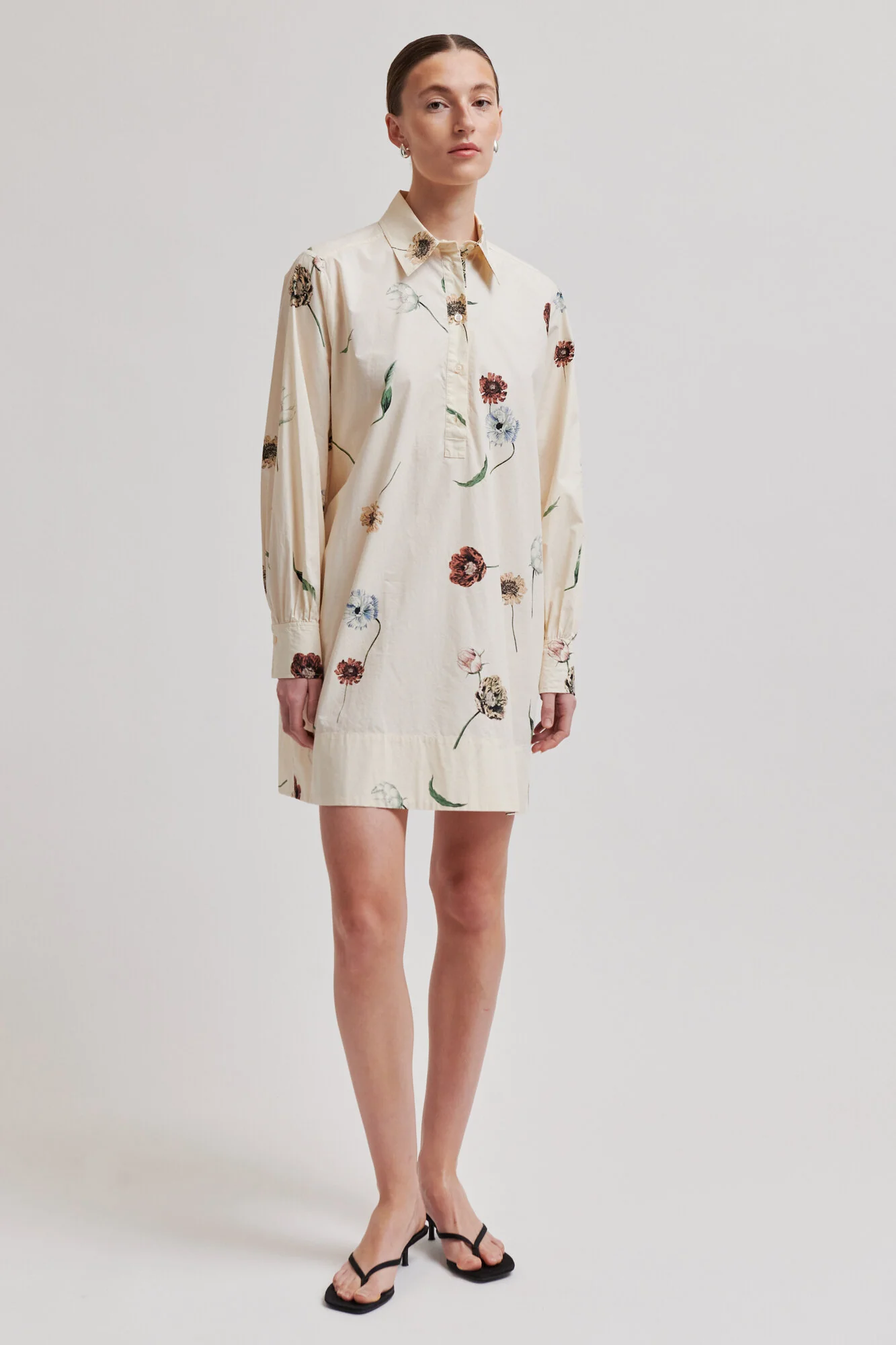 Floco Tunic skjortekjole - Summer Sand - Image 3