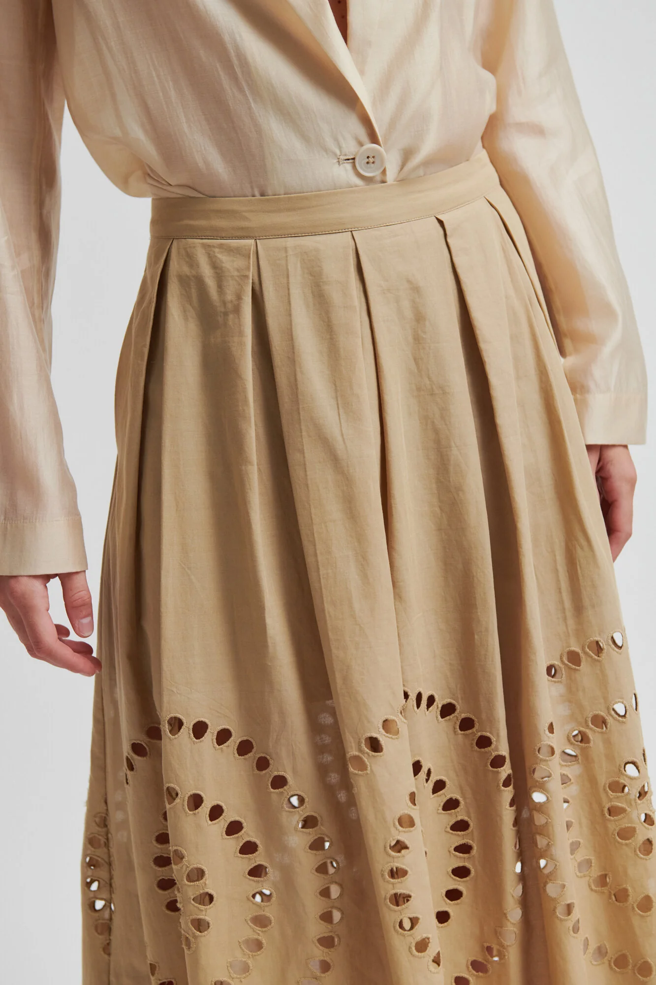 Meryl nederdel - Camel - Image 6